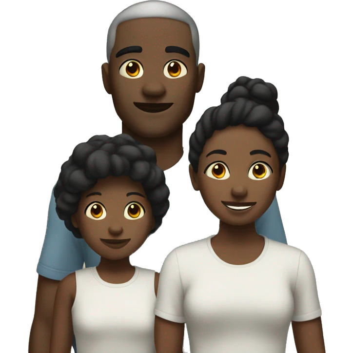 cotton and black family emoji