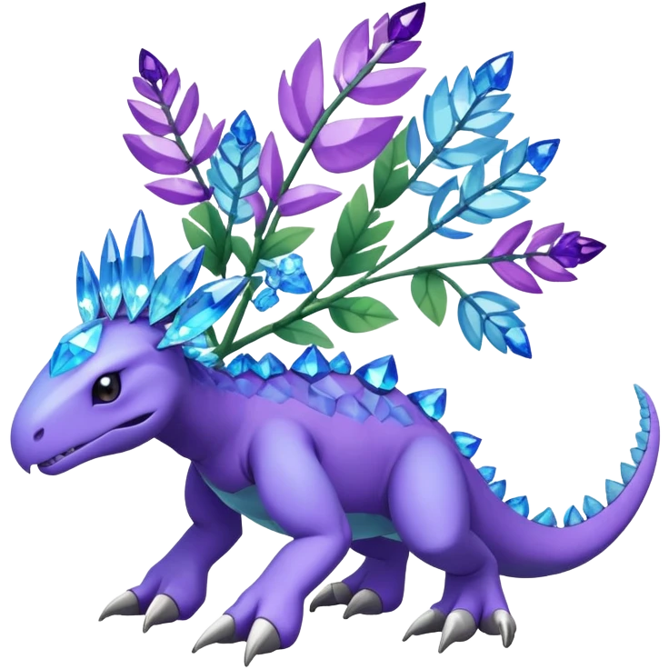Meganium-Amaura-fakemon (full body) emoji