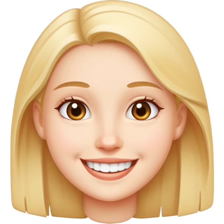 smiling girl emoji