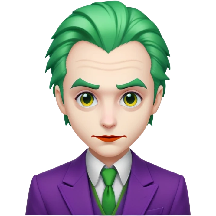 Joker from DC comics emoji