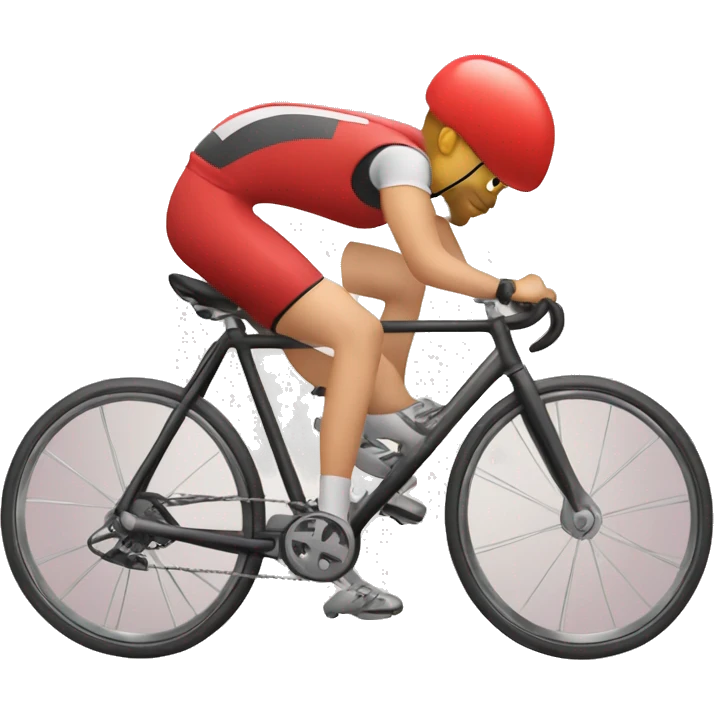 A coupe biking wih a haert above there heads  emoji