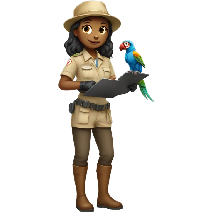 girl zookeeper emoji