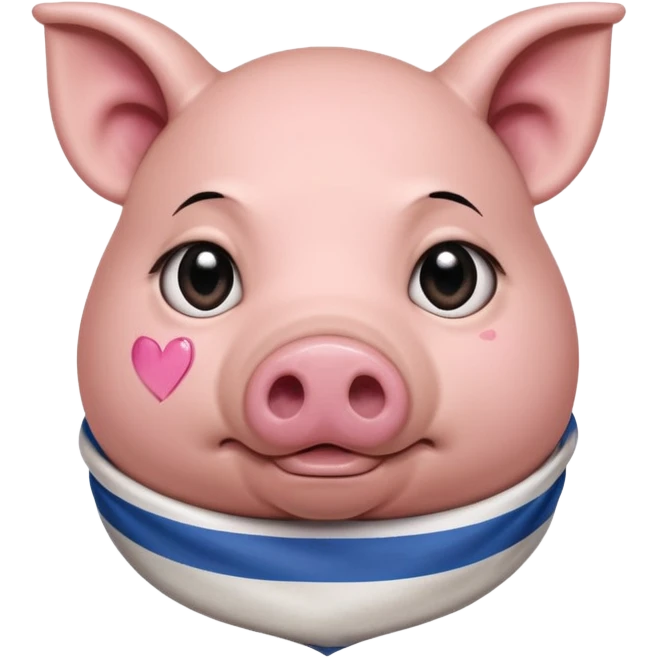 israeli pig with israel flags everywhere crying emoji