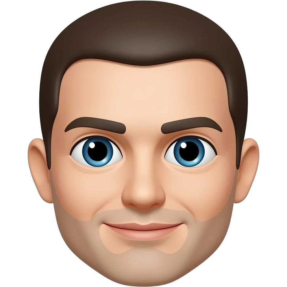 A looksmaxxing face emoji