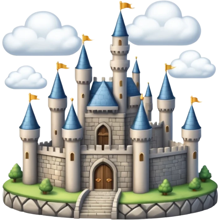 fantasy castle on the sky emoji