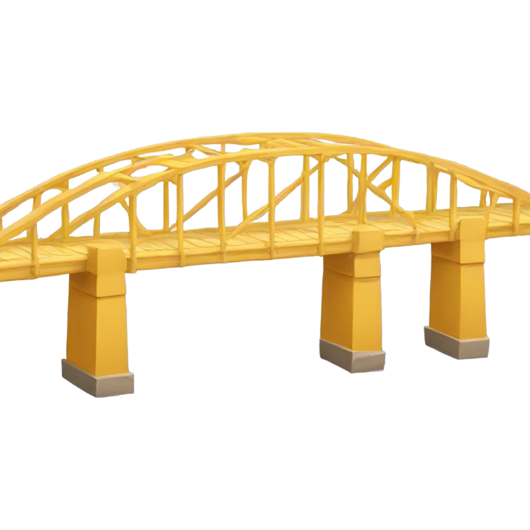 Yellow brick bridge  emoji