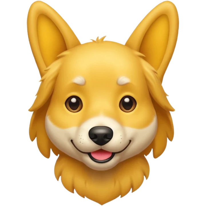 سگ زرد  emoji