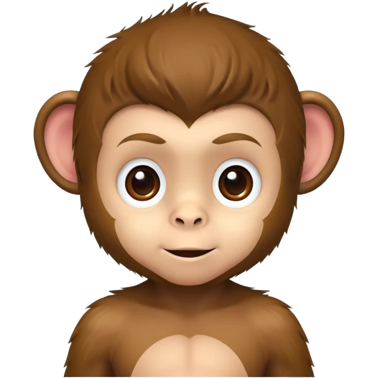 kid dressed as a gay little monkey emoji