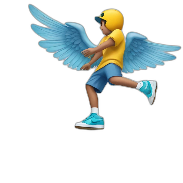 Nike sb with wings emoji