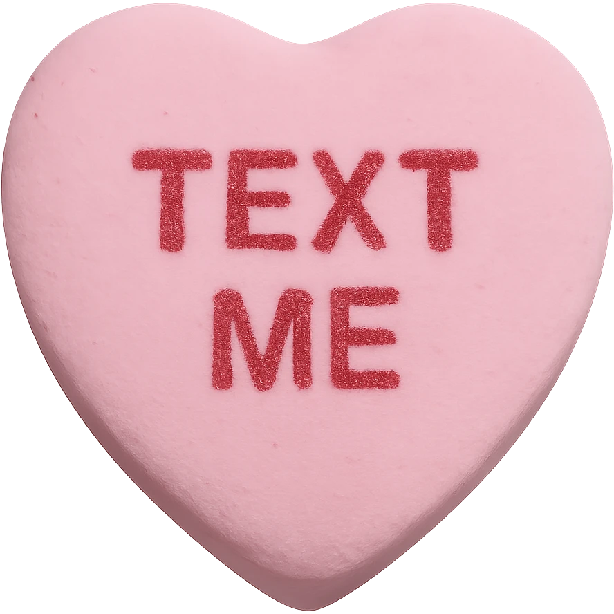 Candy heart , remove background emoji