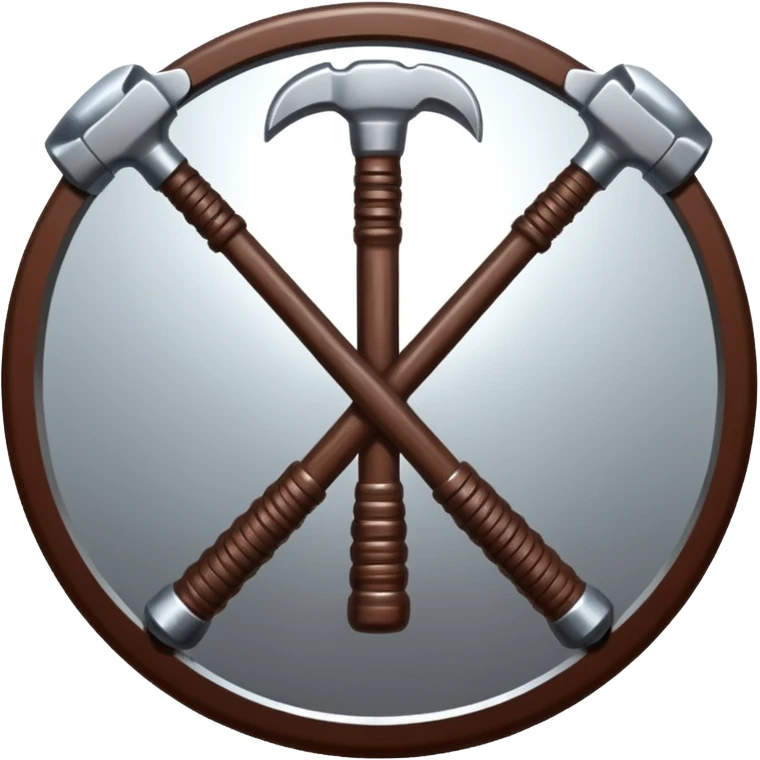 Staff logo marteau équipe emoji
