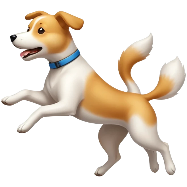 Dogs jumping  emoji