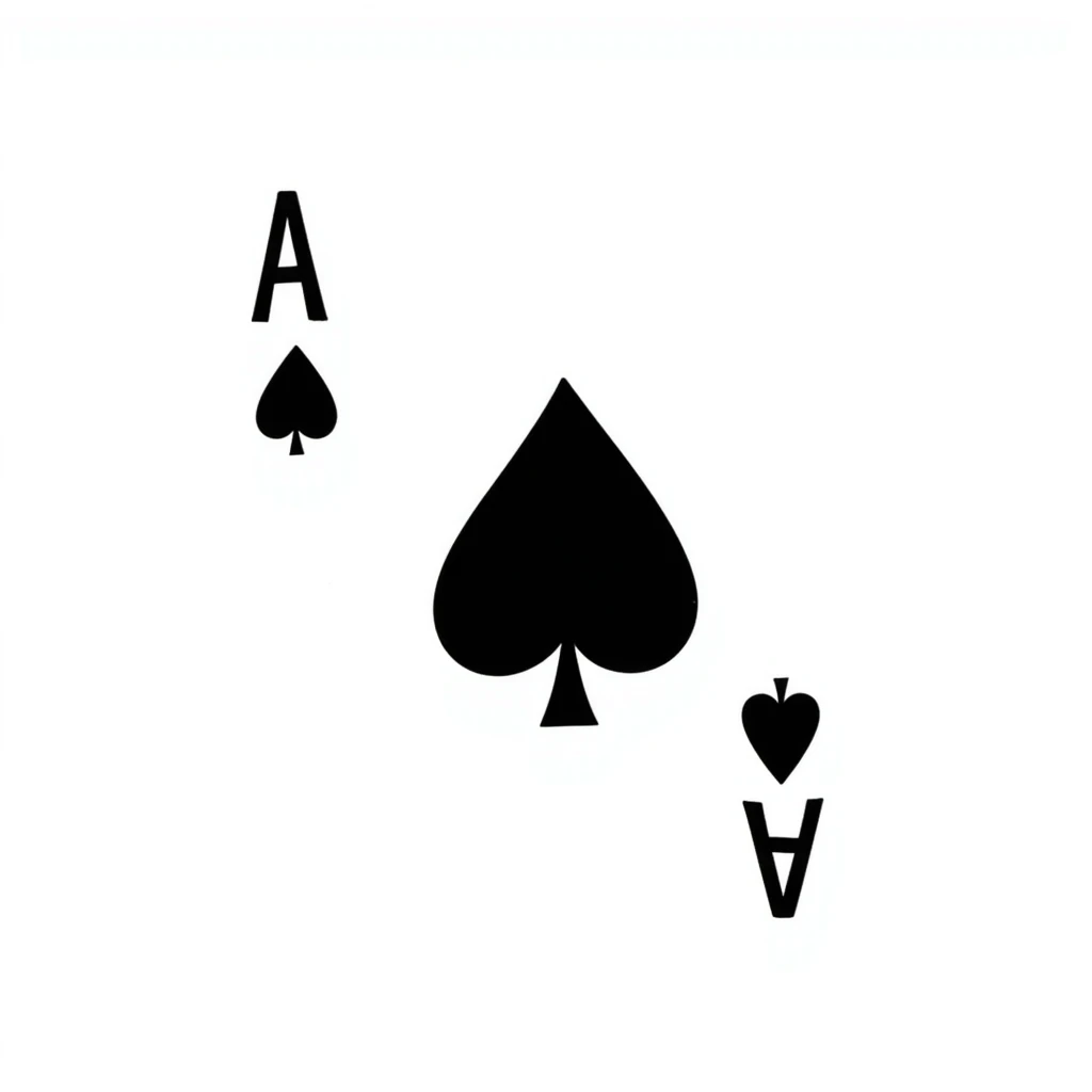 poker card, hand drawn doodle style emoji