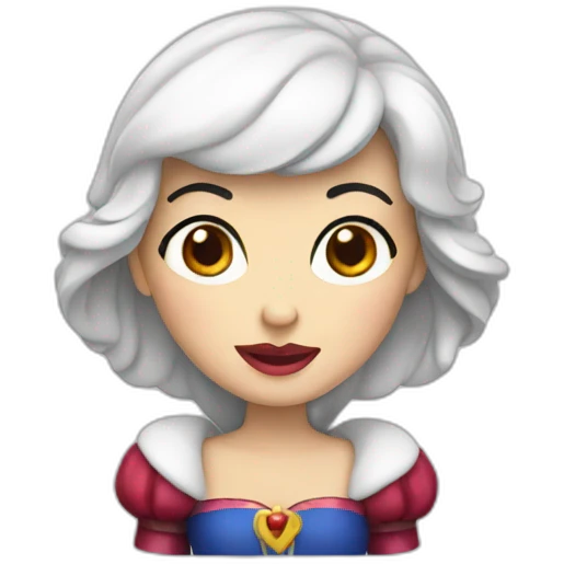 Snow white emoji emoji
