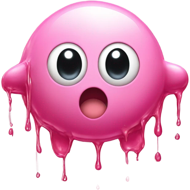 Kirby oil drip emoji
