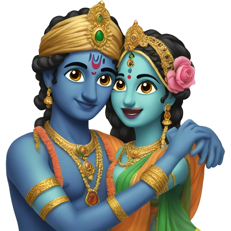 Radha Krishna  emoji