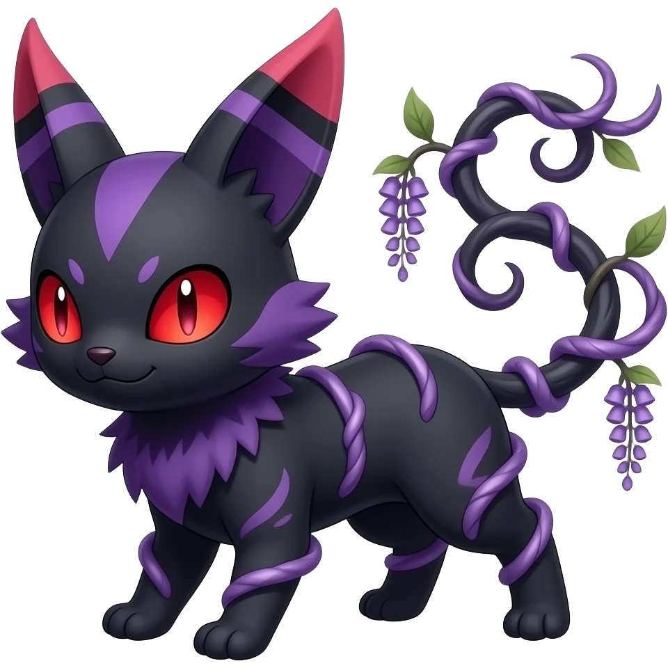 Badass Wisteria Demonic Furret-Pokémon emoji