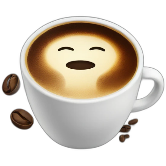 coffee with ice emoji