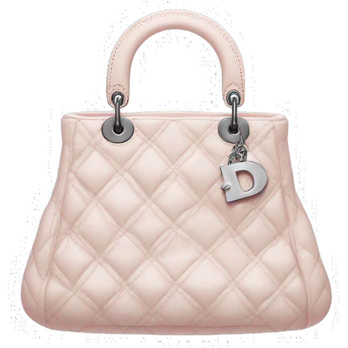 pale Pink Dior Purse emoji