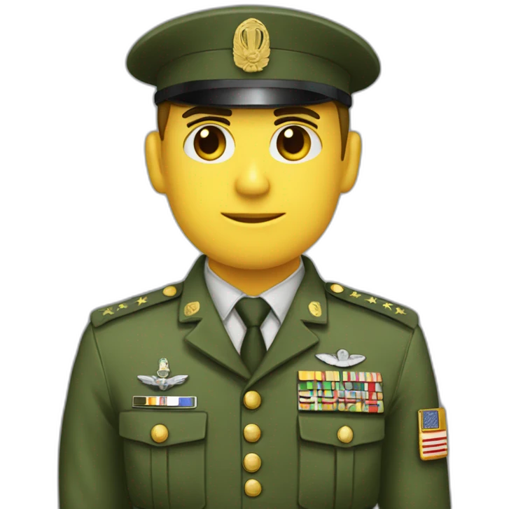Saludo militar emoji