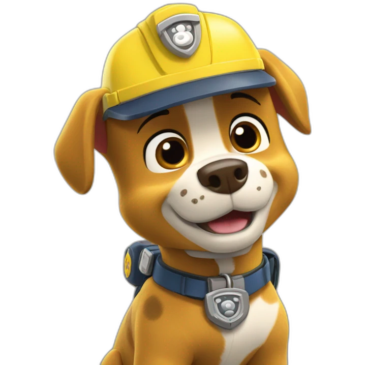 paw patrol rubble emoji