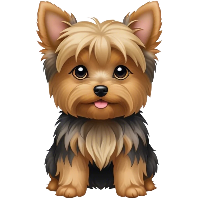 Yorkie puppy emoji