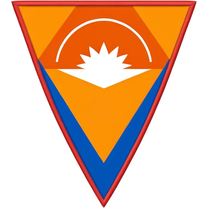 Nepal flag like orange colour flag emoji