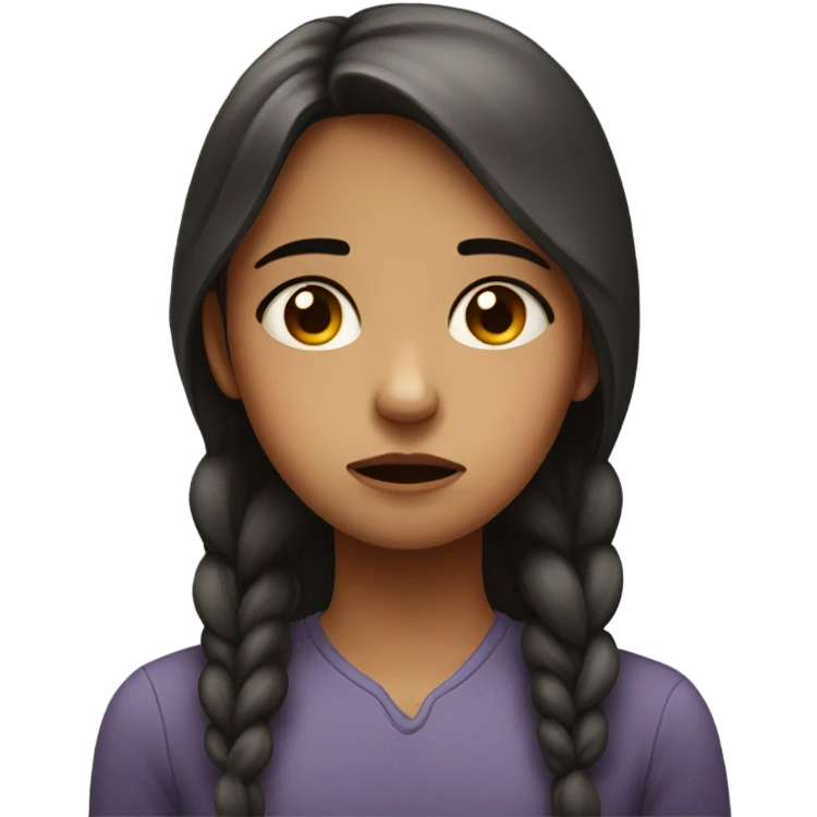 Emotional girl  emoji