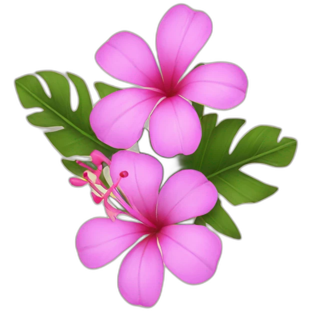 Hawaii flower emoji