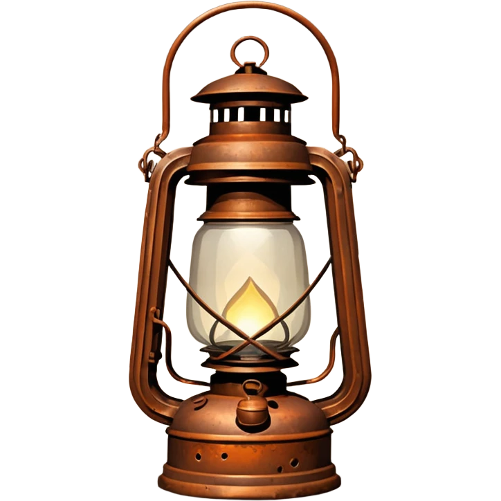 old lantern emoji