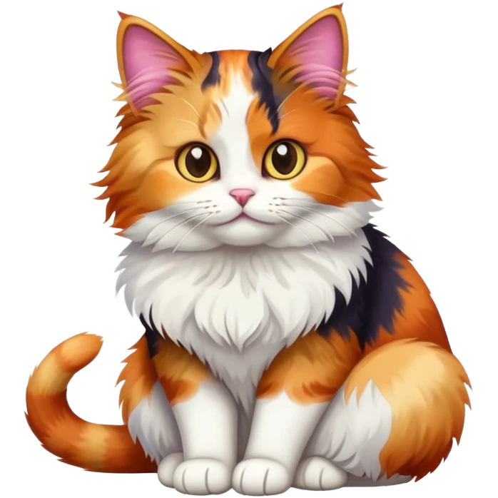Calico cat emoji
