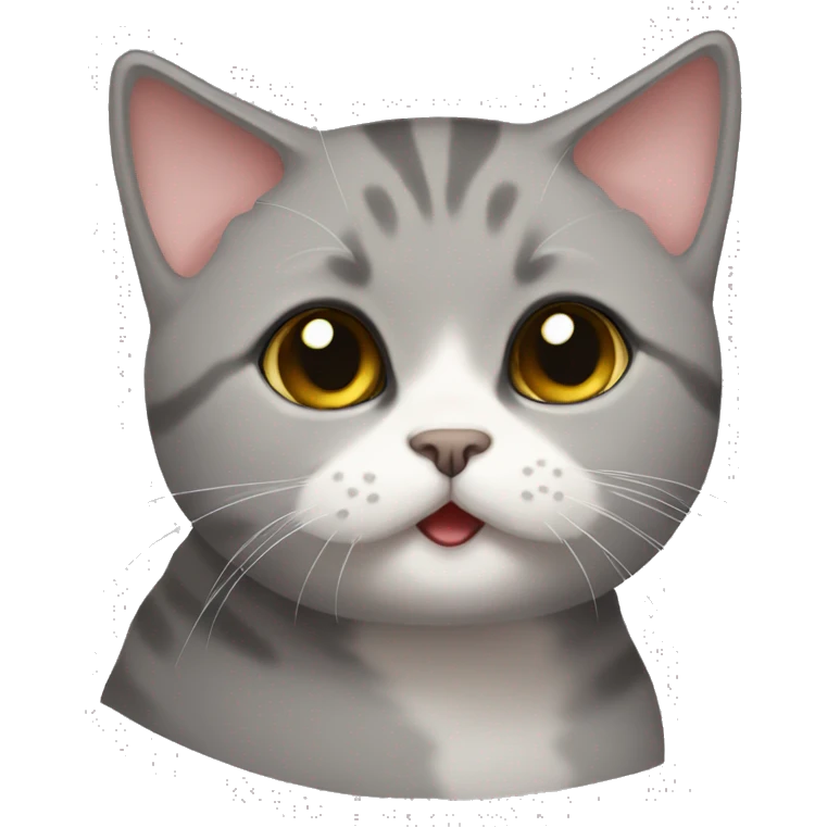 british short hair cat cute emoji