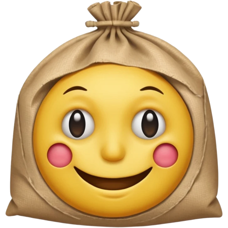 smiley with bags under eyes emoji