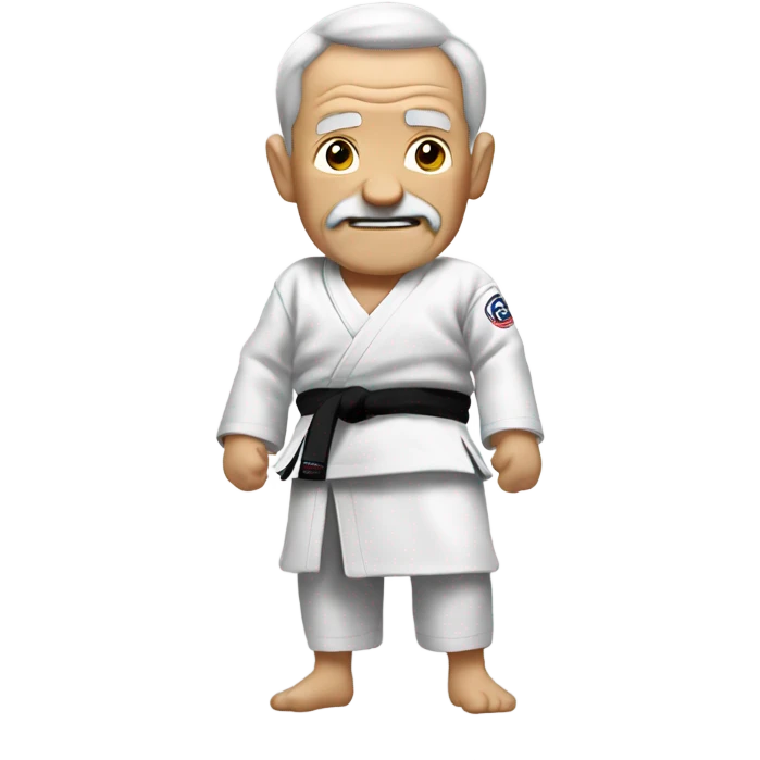 Old man jiu Jitsu  emoji