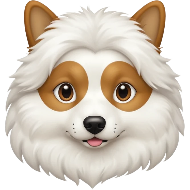 Elegant dog emoji