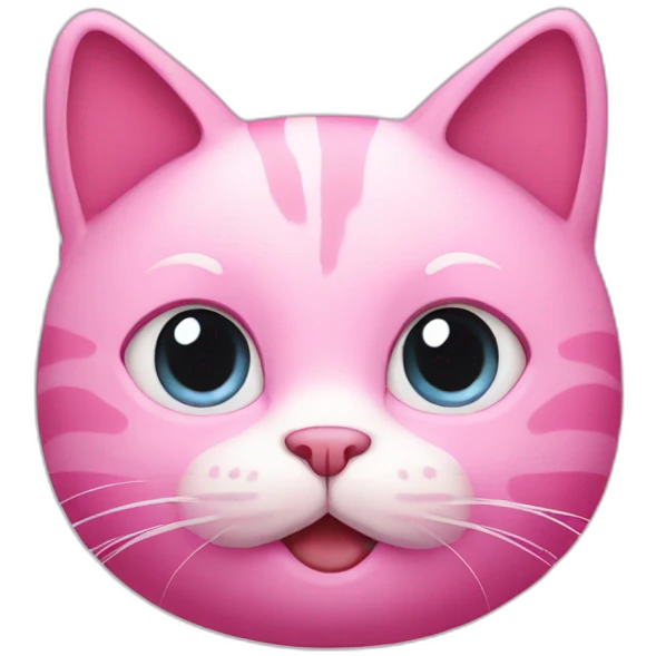pink cat emoji