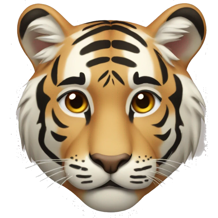 Beige Tiger emoji