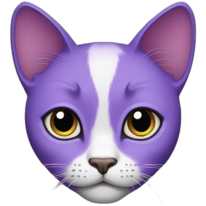 purple cat emoji