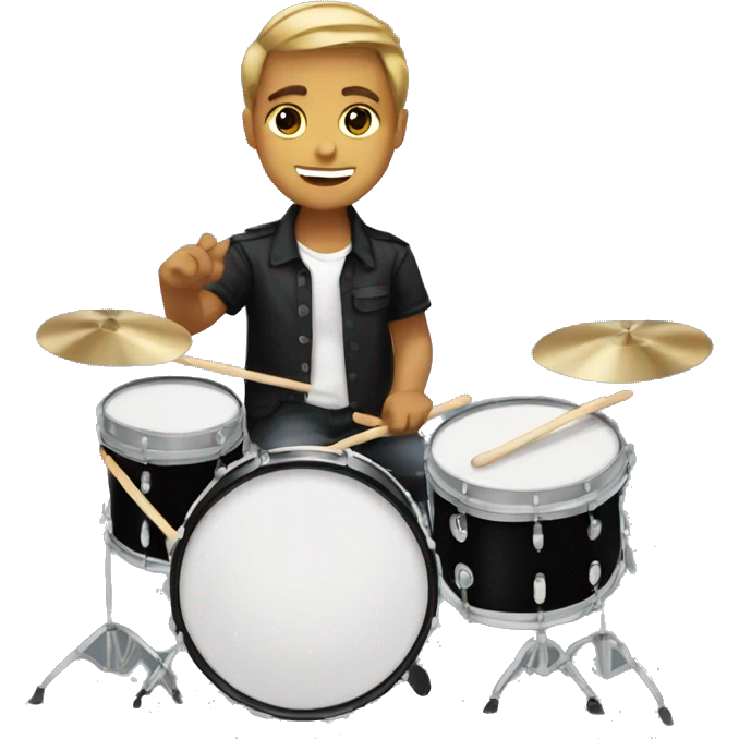 Band kid playing a snare drum emoji