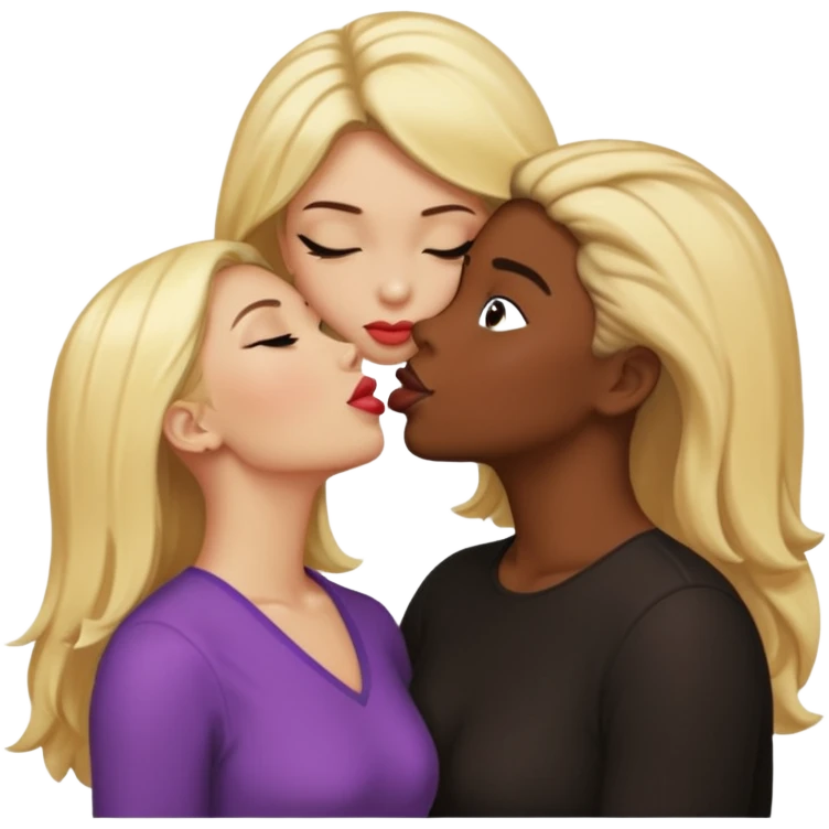 loira chupando morena emoji