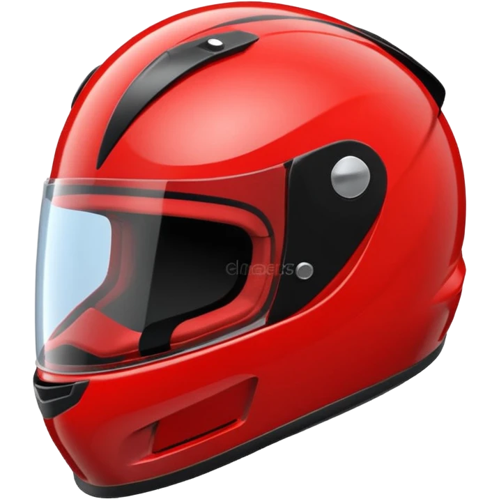 racing helmet facing front emoji