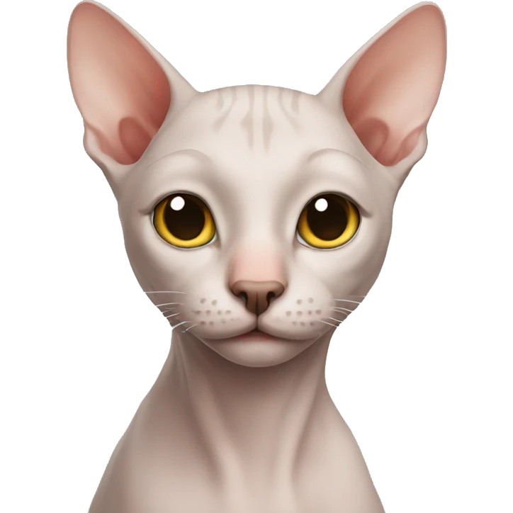 hairless cat emoji