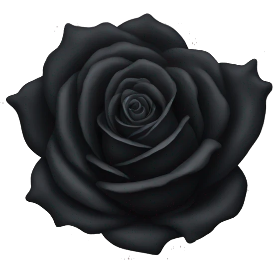 black rose emoji