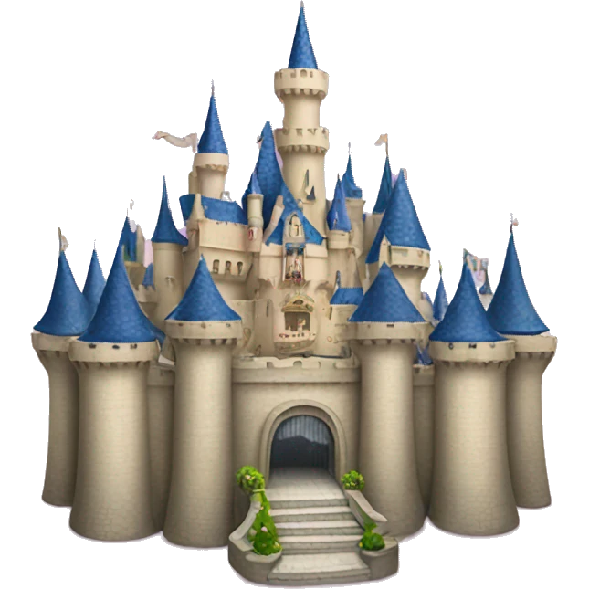 Sleeping beauty’s castle emoji