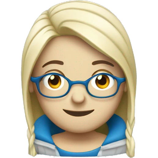 Blue vw up emoji