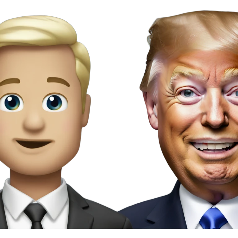 Combine Elon musk and Donald Trump  emoji