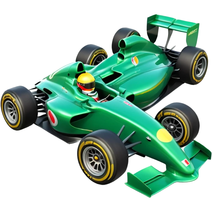 formula 1 green emoji