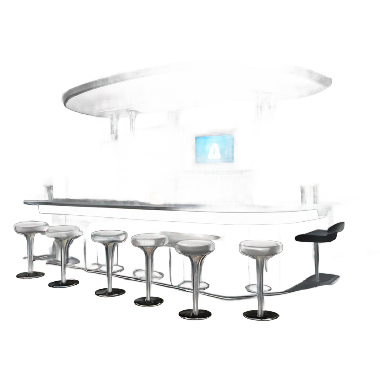 futuristic bar emoji