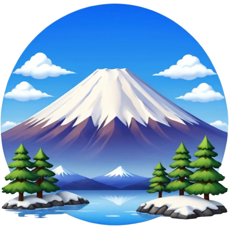 Fuji mountain emoji