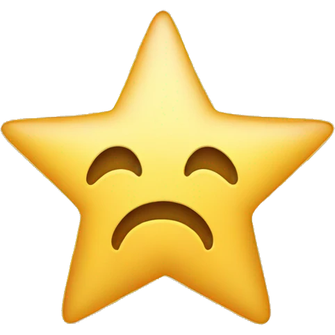 cutted star emoji